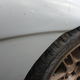 Note the cracks along the wheel well. They are from the wheels rubbing, but the fender is flexing too much on contact.